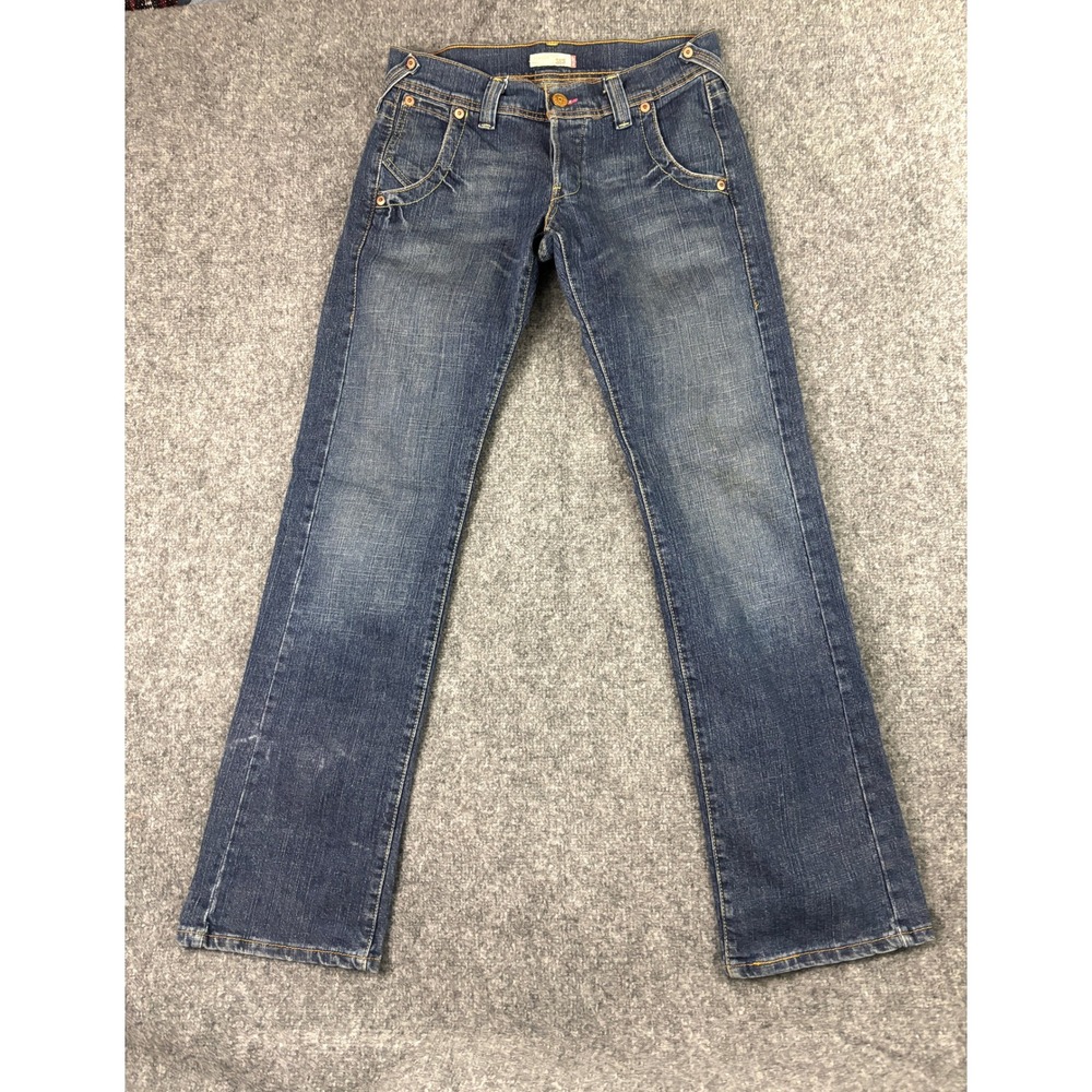 Vintage Y2K Levi's 513 Boy Cut Jeans Women's 3L Dark Wash Low Rise